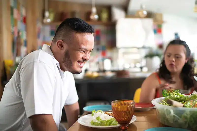 Empowering Weight Loss: A Comprehensive Guide for Individuals with Disabilities 2 Image of a disabled man and balance around nutrition to aid weight loss Slough